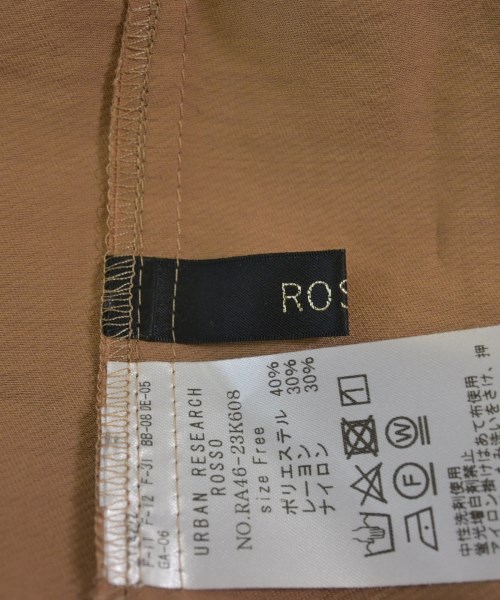 ROSSO（ロッソ）ブラウス 茶 サイズ:F レディース/2200720010046