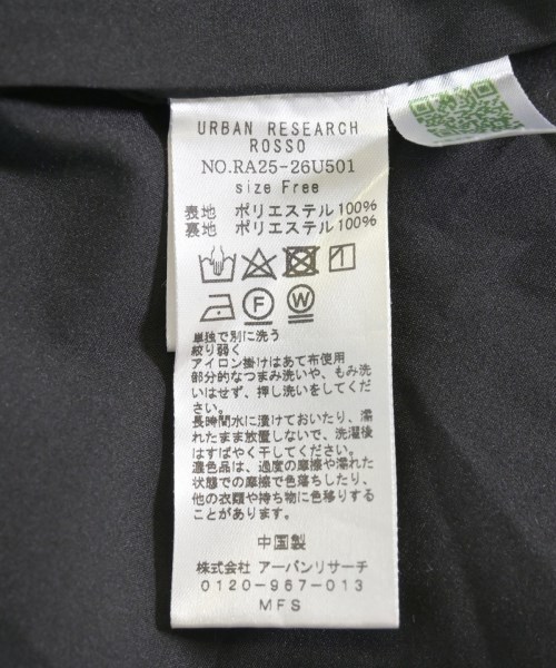 ROSSO（ロッソ）ワンピース 黒 サイズ:F レディース/2200707914107