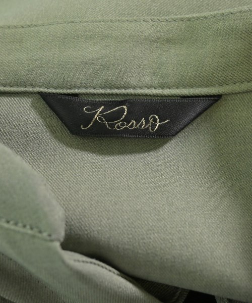 ROSSO（ロッソ）シャツワンピース 緑 サイズ:F レディース/2200693421047