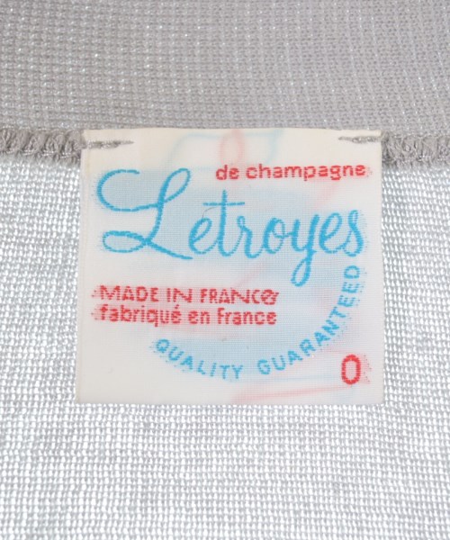 Letroyes（ルトロワ）カーディガン グレー サイズ:0(XS位) レディース/2200615544205