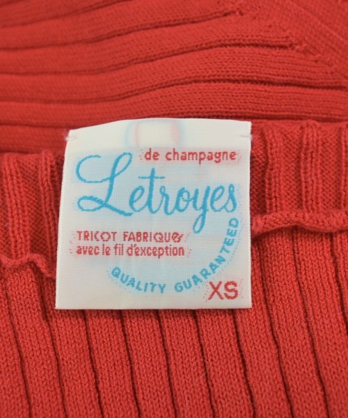 Letroyes（ルトロワ）ニット・セーター 赤 サイズ:XS レディース/2200653571034