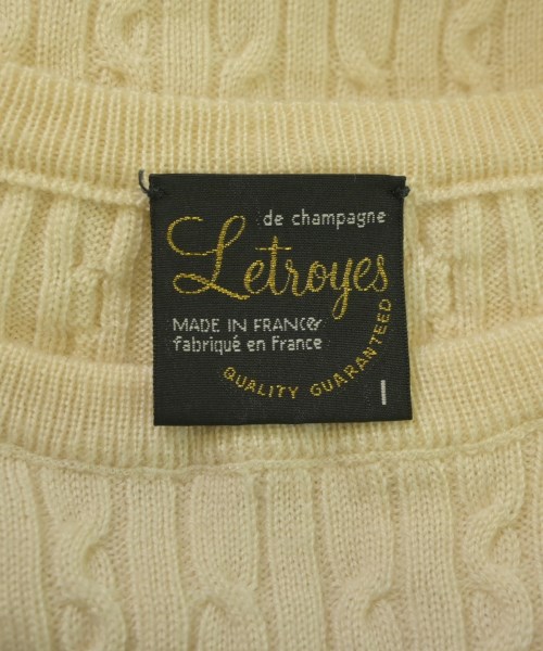 Letroyes（ルトロワ）ニット・セーター 白 サイズ:1(S位) レディース/2200658257087
