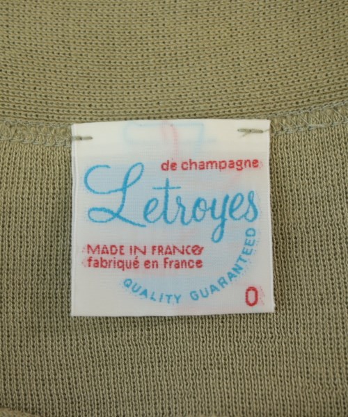 Letroyes（ルトロワ）ベスト/ノースリーブ ベージュ サイズ:0(XS位) レディース/2200704282049