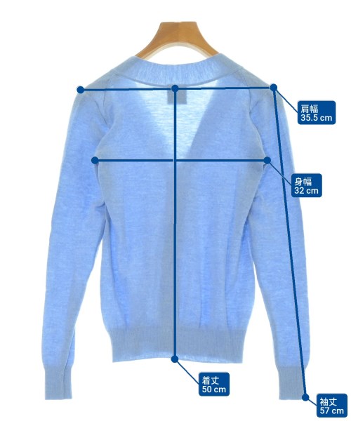 Letroyes（ルトロワ）カーディガン 青 サイズ:0(XS位) レディース/2200667188174