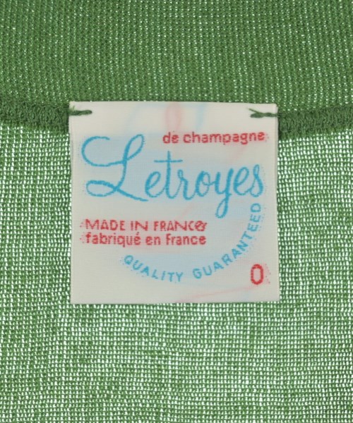 Letroyes（ルトロワ）カーディガン 緑 サイズ:0(XS位) レディース/2200729278065