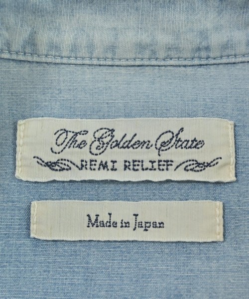 REMI RELIEF（レミレリーフ）カジュアルシャツ 青 サイズ:L レディース/2200607203035