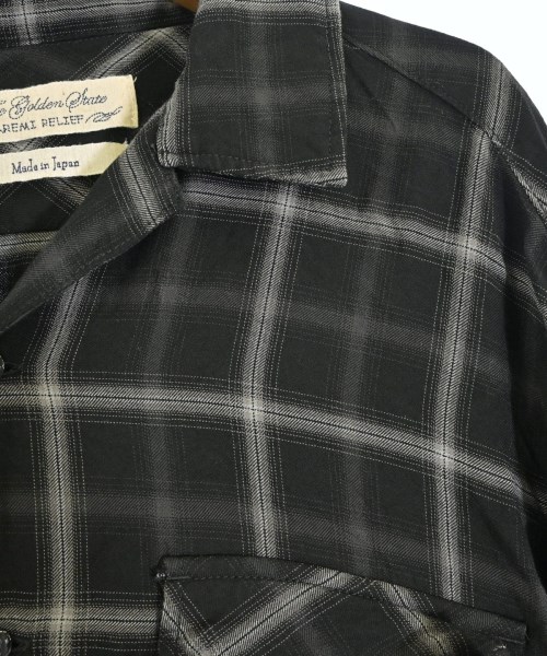 REMI RELIEF（レミレリーフ）シャツワンピース 黒 サイズ:F レディース/2200632940042