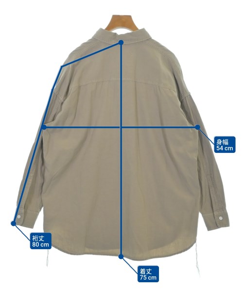 REMI RELIEF（レミレリーフ）カジュアルシャツ ベージュ サイズ:F レディース/2200611874115