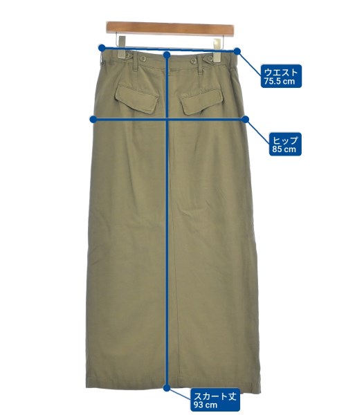 REMI RELIEF（レミレリーフ）ロング・マキシ丈スカート カーキ サイズ:S レディース/2200670348039