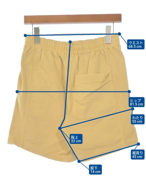REMI RELIEF（レミレリーフ）ショートパンツ 黄 サイズ:S レディース/2200667103085