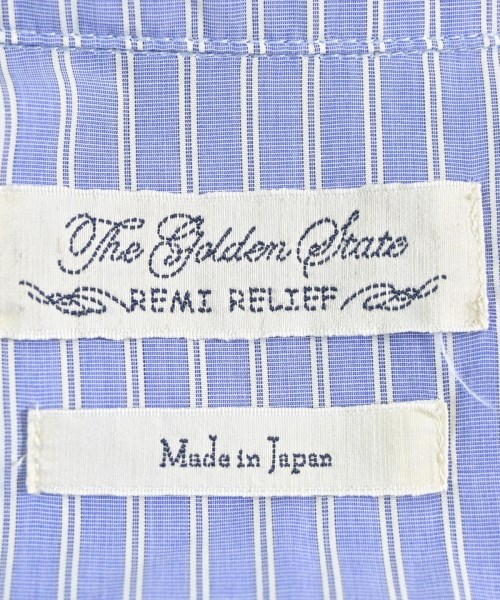 REMI RELIEF（レミレリーフ）シャツワンピース 青 サイズ:F レディース/2200660537016