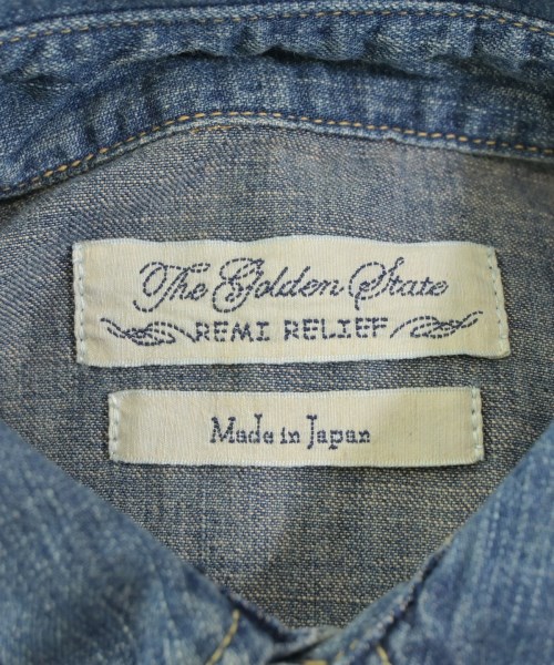 REMI RELIEF（レミレリーフ）カジュアルシャツ 青 サイズ:F レディース/2200653173412