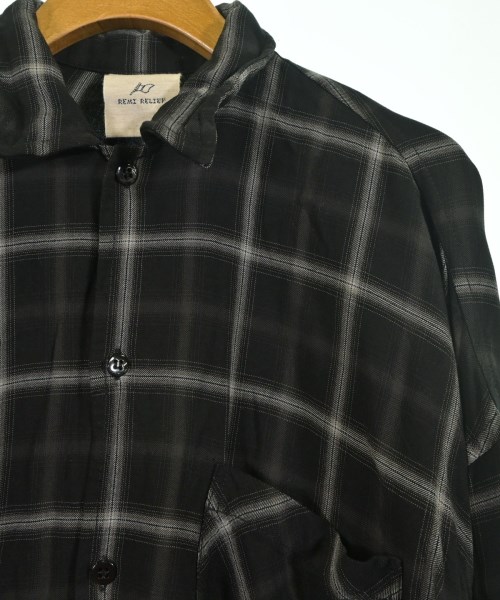 REMI RELIEF（レミレリーフ）カジュアルシャツ 黒 サイズ:F レディース/2200646517124