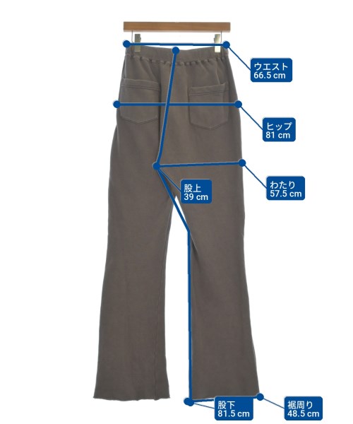 REMI RELIEF（レミレリーフ）スウェットパンツ 茶 サイズ:38(M位) レディース/2200701937126