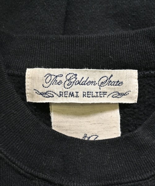 REMI RELIEF（レミレリーフ）スウェット 黒 サイズ:M レディース/2200659477026