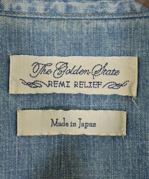 REMI RELIEF（レミレリーフ）カジュアルシャツ 青 サイズ:S レディース/2200720519198