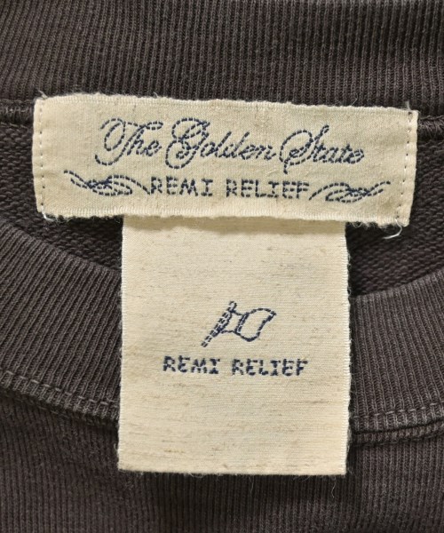 REMI RELIEF（レミレリーフ）スウェット 茶 サイズ:M レディース/2200720874075