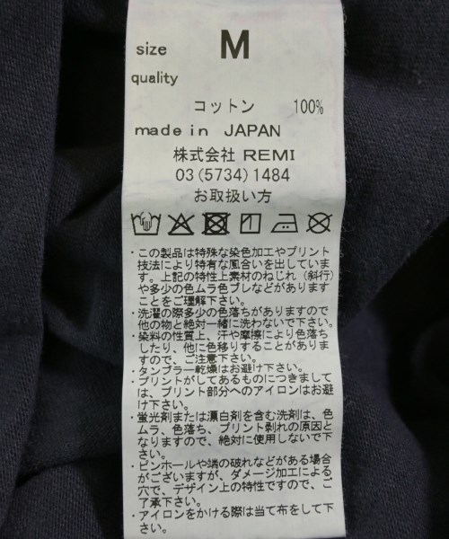 REMI RELIEF（レミレリーフ）Tシャツ・カットソー 紺 サイズ:M レディース/2200722281017