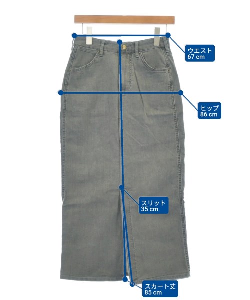 FREAK'S STORE（フリークスストア）ロング・マキシ丈スカート グレー サイズ:M レディース/2200635106032