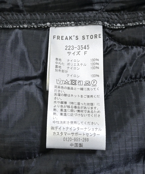 FREAK'S STORE（フリークスストア）ベスト 黒 サイズ:F レディース/2200633500085