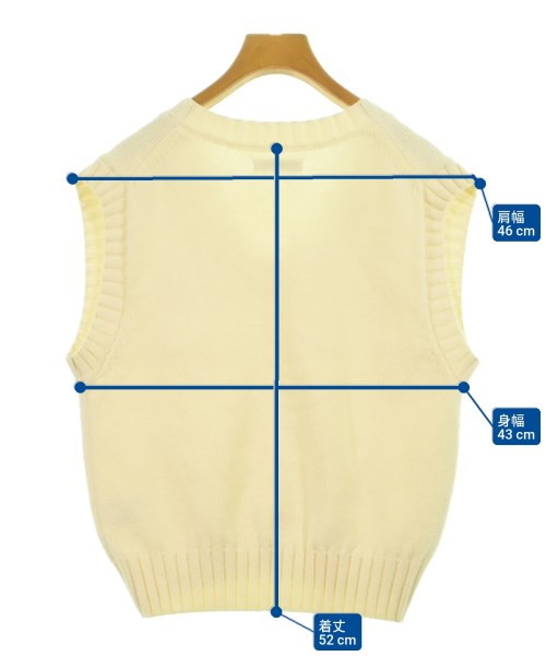 FREAK'S STORE（フリークスストア）ベスト 白 サイズ:F レディース/2200633273088