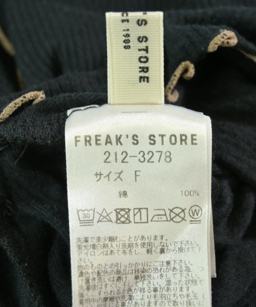 FREAK'S STORE（フリークスストア）Tシャツ・カットソー 黒 サイズ:F レディース/2200621772029