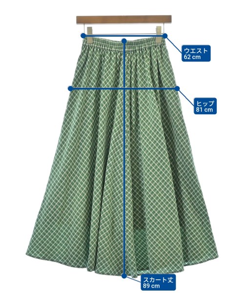 FREAK'S STORE（フリークスストア）ロング・マキシ丈スカート 緑 サイズ:F レディース/2200628733078
