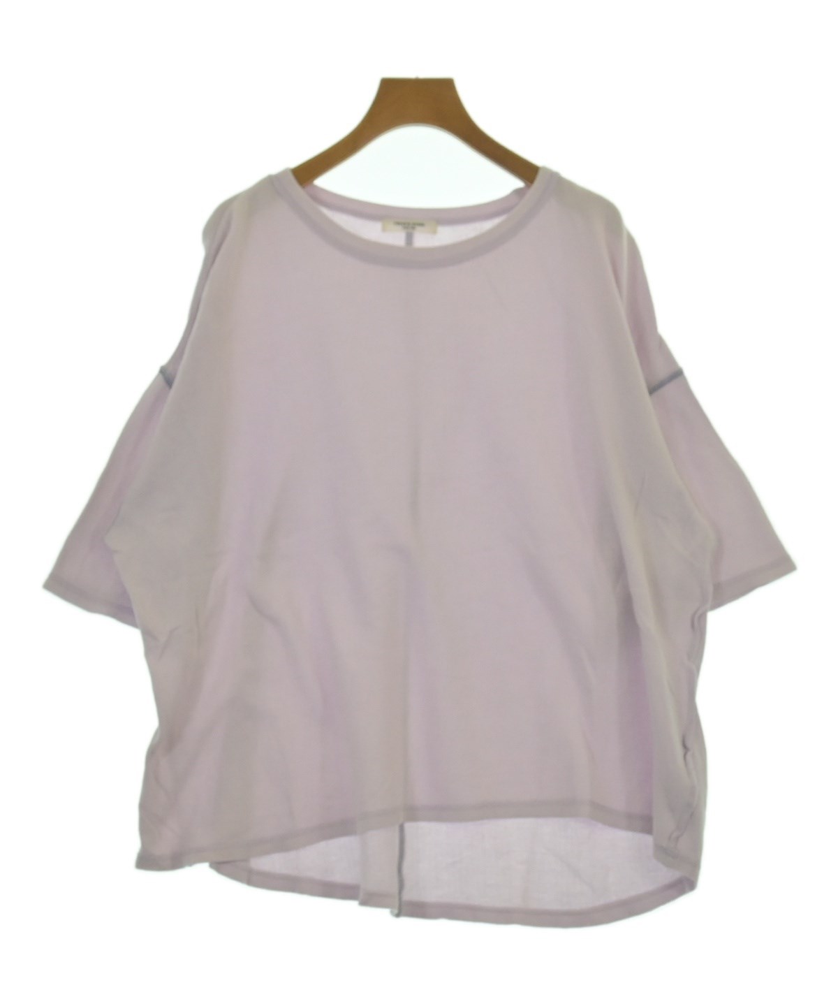 プリーツプリーズ　 紫色ハイネックTシャツ PLEATS PLEASE 新品同様 ISSEY MIYAKE プリーツプリーズ