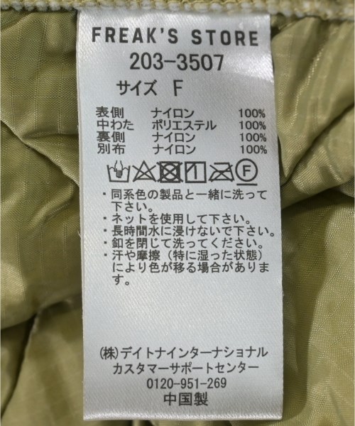 FREAK'S STORE（フリークスストア）モッズコート カーキ サイズ:F レディース/2200615959016