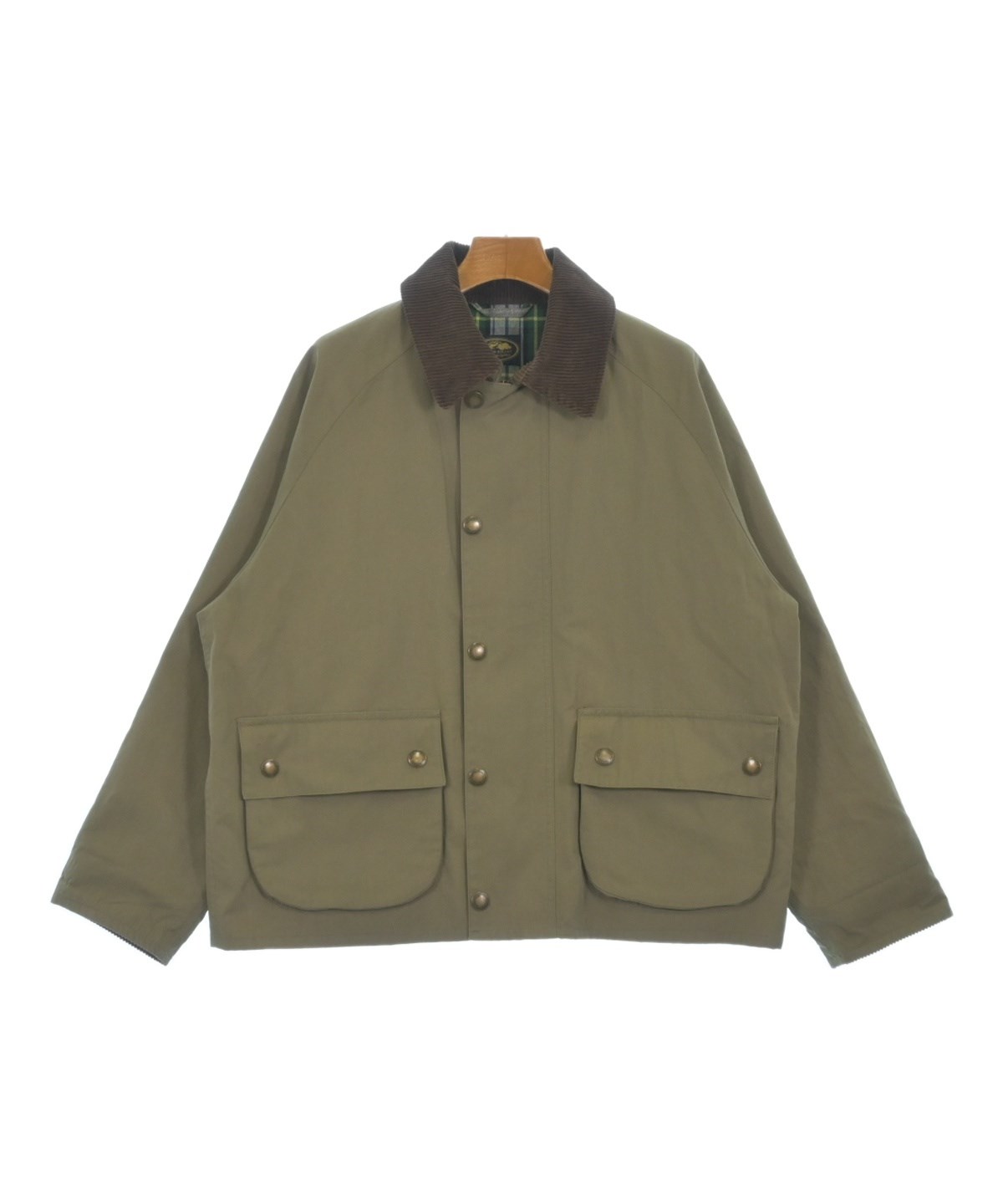 未使用　フリークスストア　カバーオール　カーキ　バブアー FREAK'S STORE（フリークスストア）カバーオール カーキ サイズ:F