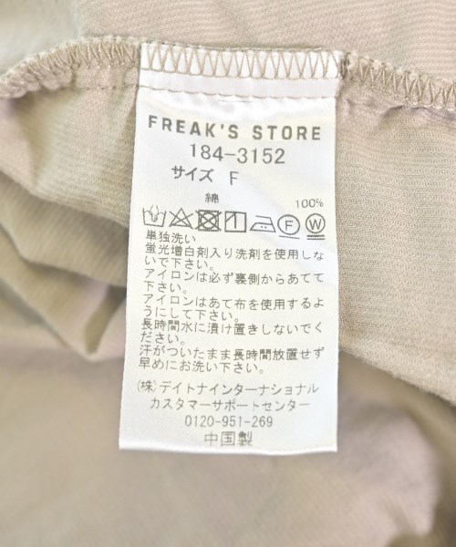 FREAK'S STORE（フリークスストア）シャツワンピース ベージュ サイズ:F レディース/2200612787278