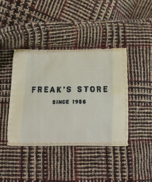 FREAK'S STORE（フリークスストア）ノーカラージャケット 茶 サイズ:M レディース/2200607886061