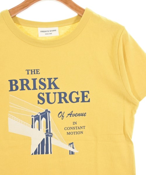 FREAK'S STORE（フリークスストア）Tシャツ・カットソー 黄 サイズ:F レディース/2200615686097