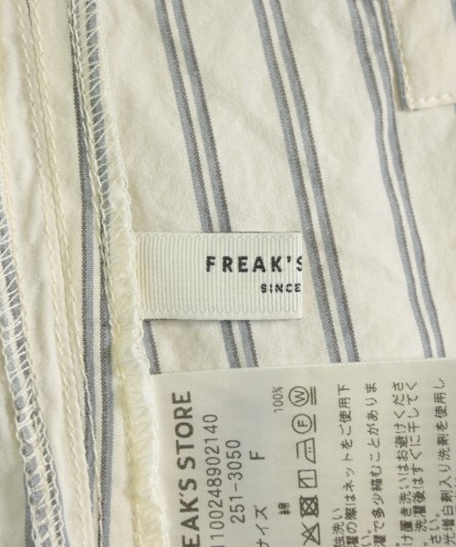 FREAK'S STORE（フリークスストア）カジュアルシャツ 白 サイズ:F レディース/2200604845030