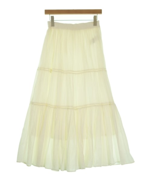 FREAK'S STORE(フリークスストア)ロング・マキシ丈スカート 白 サイズ:F/2200671695019