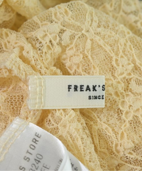FREAK'S STORE（フリークスストア）ブラウス 黄 サイズ:F レディース/2200674217041