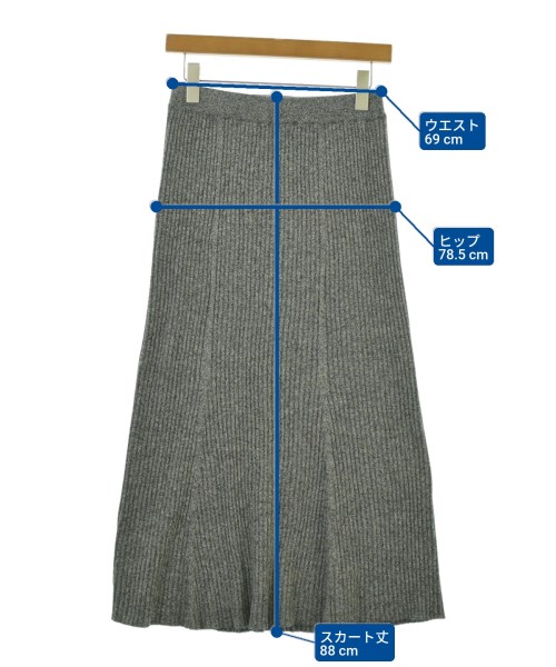 FREAK'S STORE（フリークスストア）ロング・マキシ丈スカート グレー サイズ:F レディース/2200681686076
