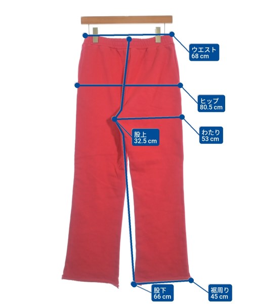 FREAK'S STORE（フリークスストア）スウェットパンツ 赤 サイズ:F レディース/2200694424184