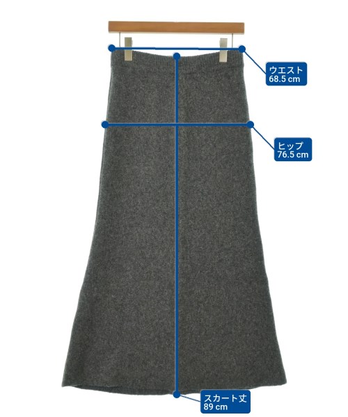 FREAK'S STORE（フリークスストア）ロング・マキシ丈スカート グレー サイズ:F レディース/2200647851029