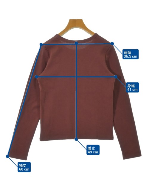 FREAK'S STORE（フリークスストア）Tシャツ・カットソー 茶 サイズ:S レディース/2200649459049