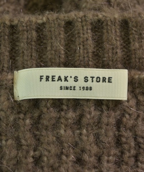 FREAK'S STORE（フリークスストア）ニット・セーター 茶 サイズ:F レディース/2200650429031