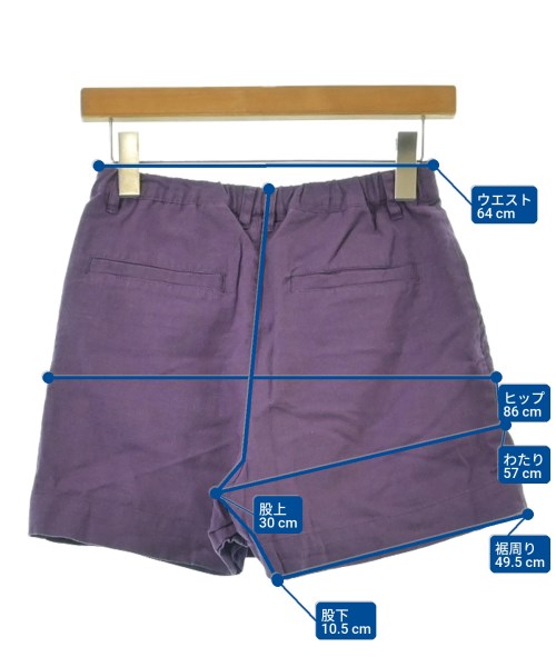 FREAK'S STORE（フリークスストア）ショートパンツ 紫 サイズ:S レディース/2200648990048