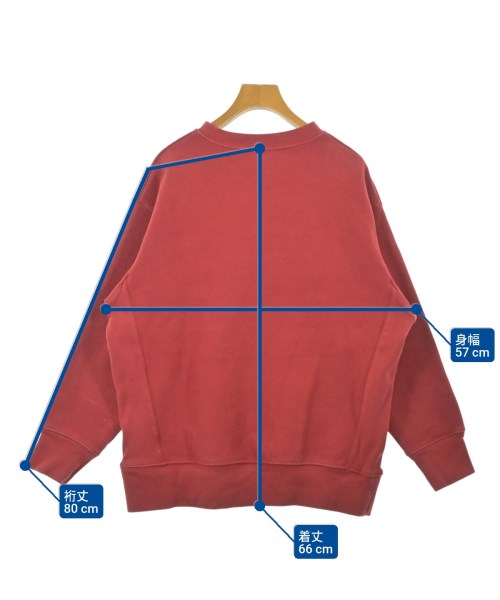 FREAK'S STORE（フリークスストア）スウェット 赤 サイズ:F レディース/2200658876011