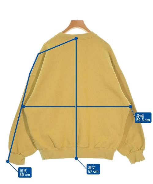 FREAK'S STORE（フリークスストア）スウェット 黄 サイズ:F レディース/2200658874079