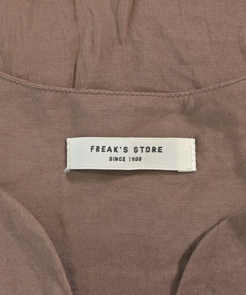 FREAK'S STORE（フリークスストア）ブラウス 茶 サイズ:F レディース/2200709267027