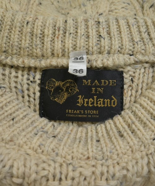 FREAK'S STORE（フリークスストア）ニット・セーター ベージュ サイズ:36(S位) レディース/2200646049076