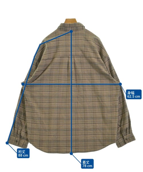 FREAK'S STORE（フリークスストア）カジュアルシャツ 茶 サイズ:L レディース/2200642001283