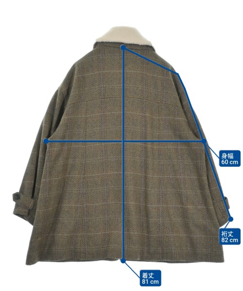 FREAK'S STORE（フリークスストア）ステンカラーコート 茶 サイズ:F レディース/2200646395012