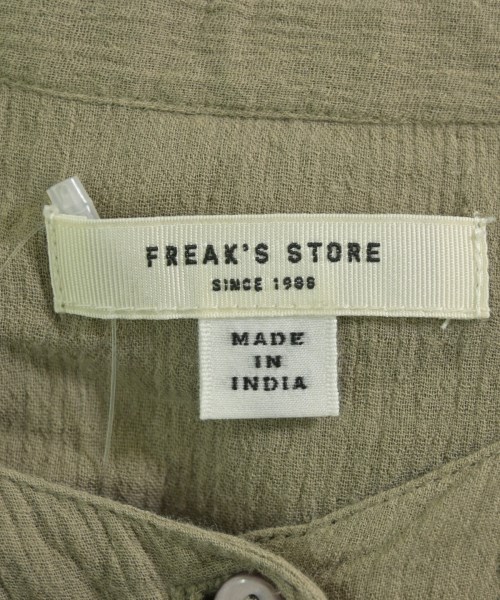 FREAK'S STORE（フリークスストア）シャツワンピース カーキ サイズ:F レディース/2200653164038