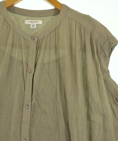 FREAK'S STORE（フリークスストア）シャツワンピース カーキ サイズ:F レディース/2200653164038